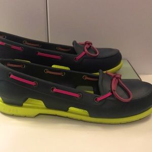 Crocs boat shoe flats